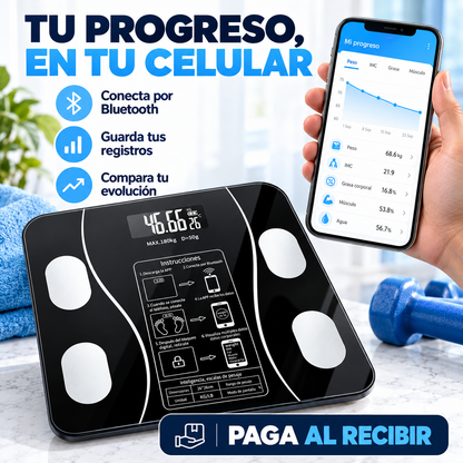 Pesa Digital Inteligente con Análisis Corporal Completo