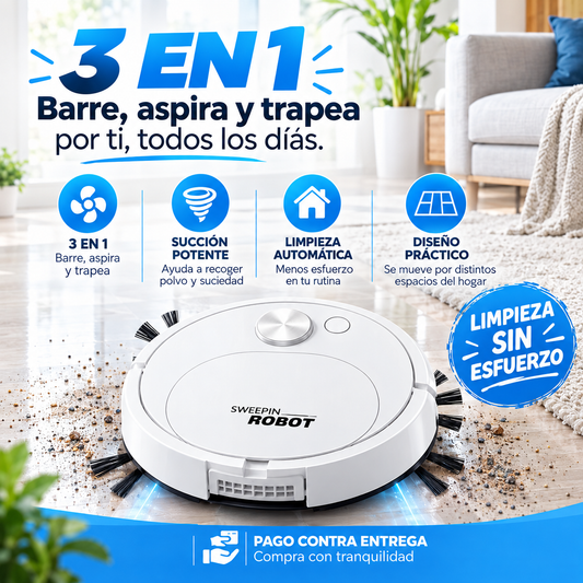 Aspiradora Robot 3 en 1