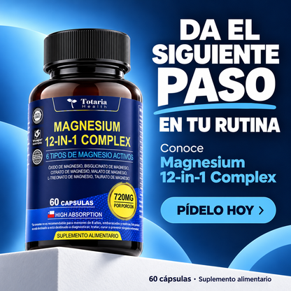 Cápsulas de Magnesio 12 en 1